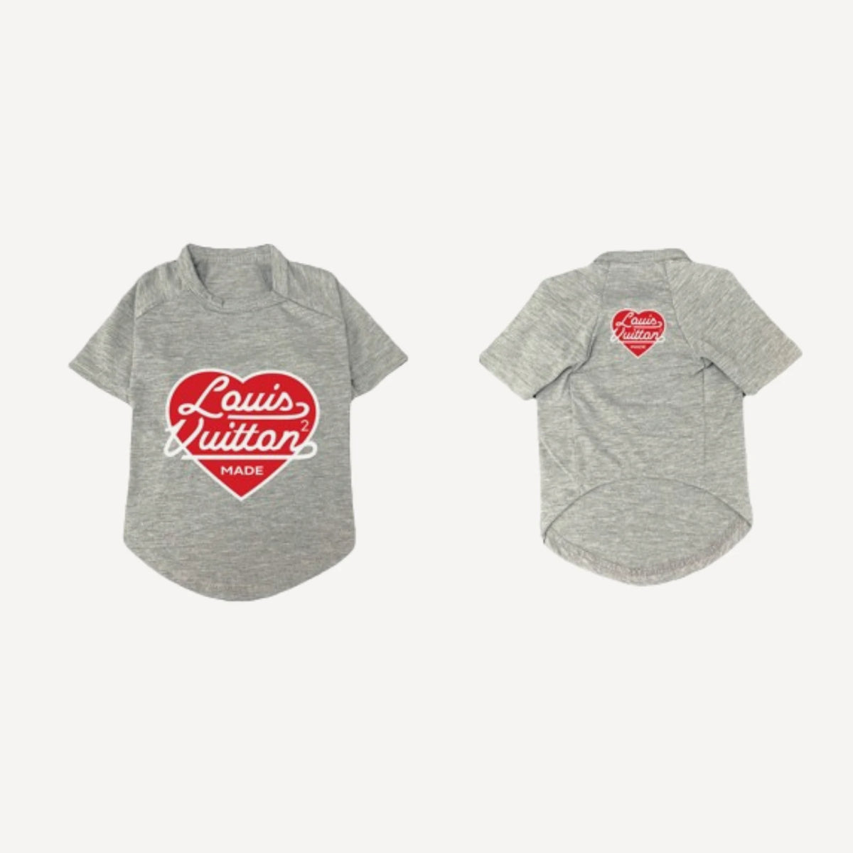 Heartfelt Cupid dog tee inspired by Louis Vuitton view 2