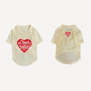 Heartfelt Cupid dog tee inspired by Louis Vuitton view 3