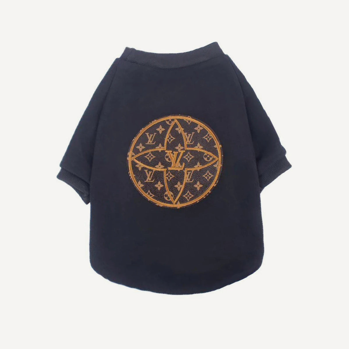 Icon dog sweatshirt inspired by Louis Vuitton view 2