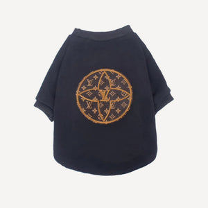 Icon dog sweatshirt inspired by Louis Vuitton view 2