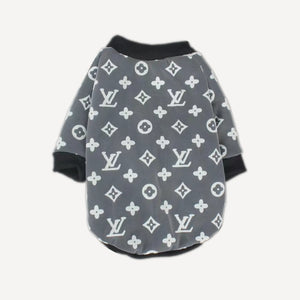 Jacquard dog sweatshirt inspired by Louis Vuitton view 6