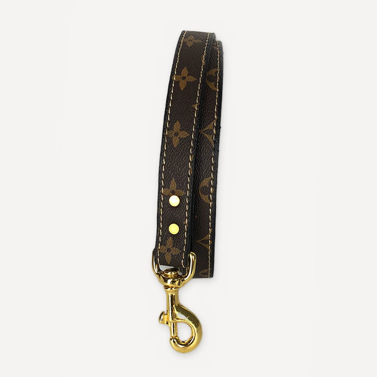 Leather Walking dog set inspired by Louis Vuitton