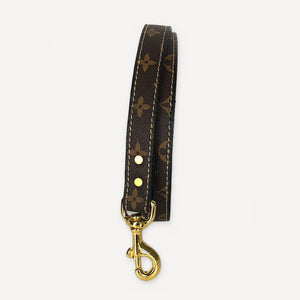 Leather Walking dog set inspired by Louis Vuitton