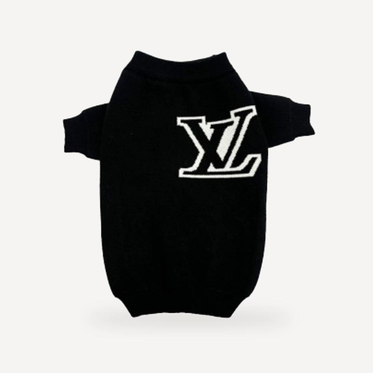 Luxe dog sweater inspired by Louis Vuitton view 5