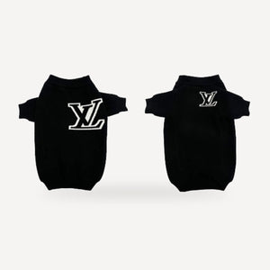 Luxe dog sweater inspired by Louis Vuitton view 9