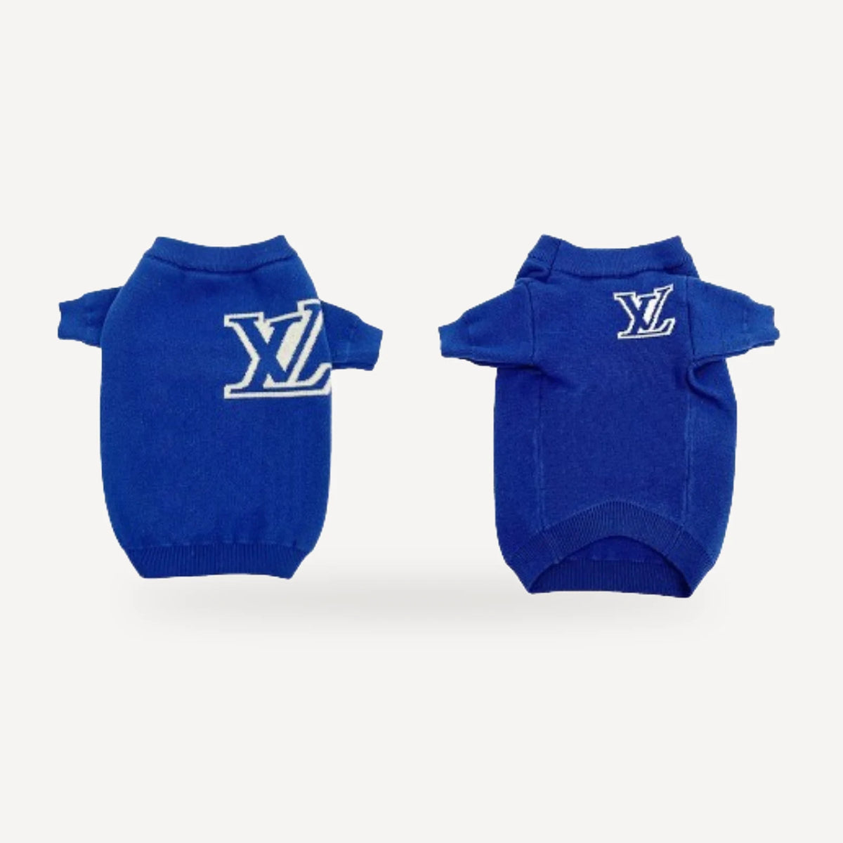 Luxe dog sweater inspired by Louis Vuitton view 10