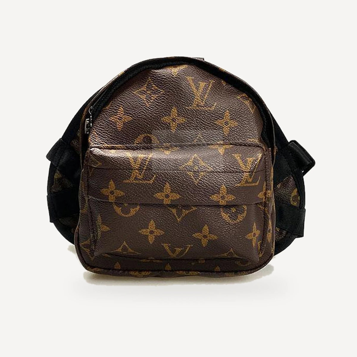 Monogram Dog dog backpack inspired by Louis Vuitton view 3