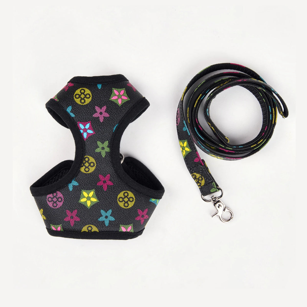 Monogram Harness dog leash inspired by Louis Vuitton