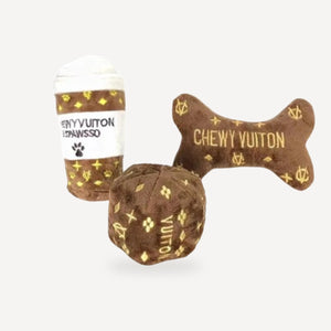 Plushie Collection dog apparel inspired by Louis Vuitton view 2