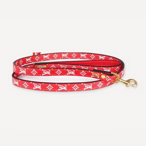 × Pupreme Leather Walking dog set inspired by Louis Vuitton view 4