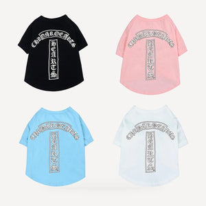 Arch Logo dog tee inspired by Chrome Hearts, all colors