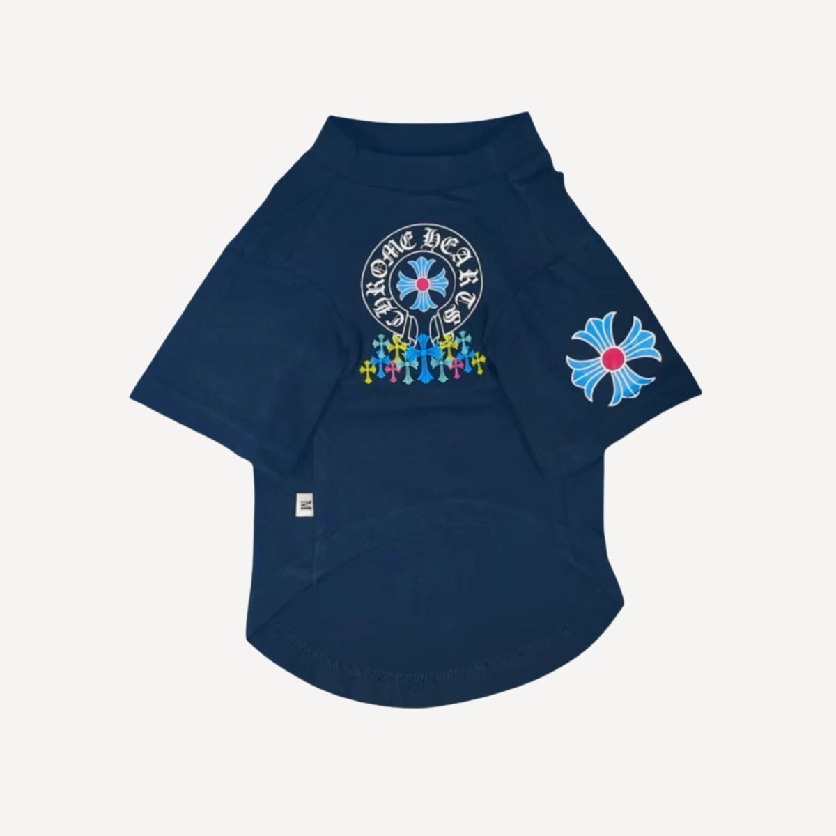 Horseshoe dog tee inspired by Chrome Hearts view 9