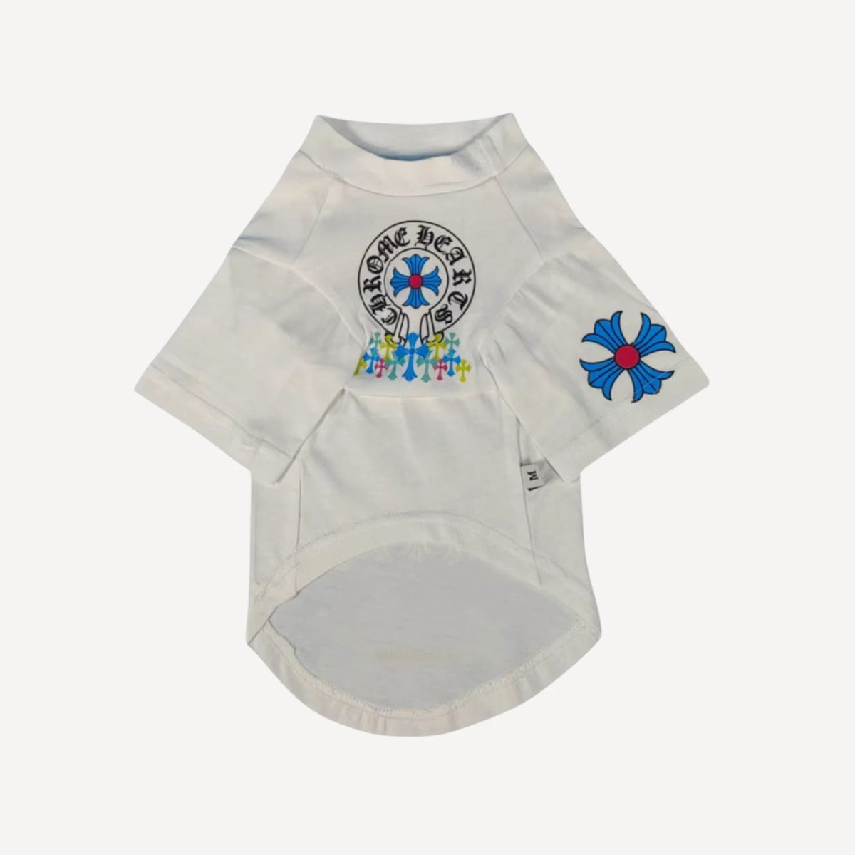 Horseshoe dog tee inspired by Chrome Hearts view 11