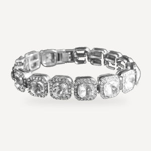 Clustered Tennis dog necklace view 6