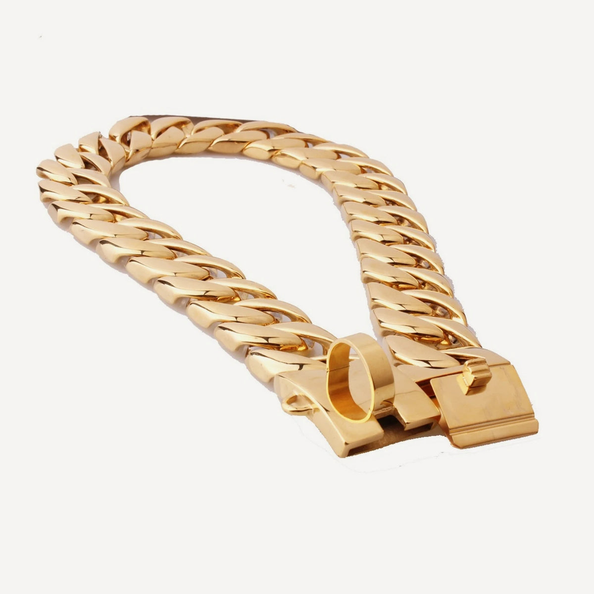 Cuban Link 30mm Dog dog collar view 2