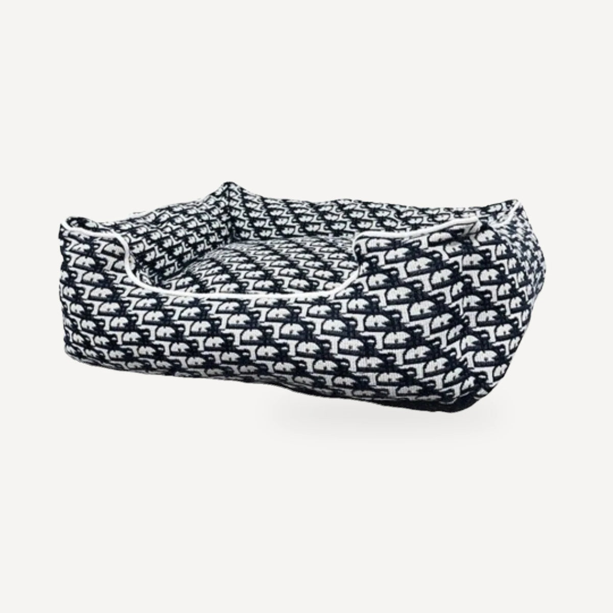 Decadent dog bed inspired by Dior