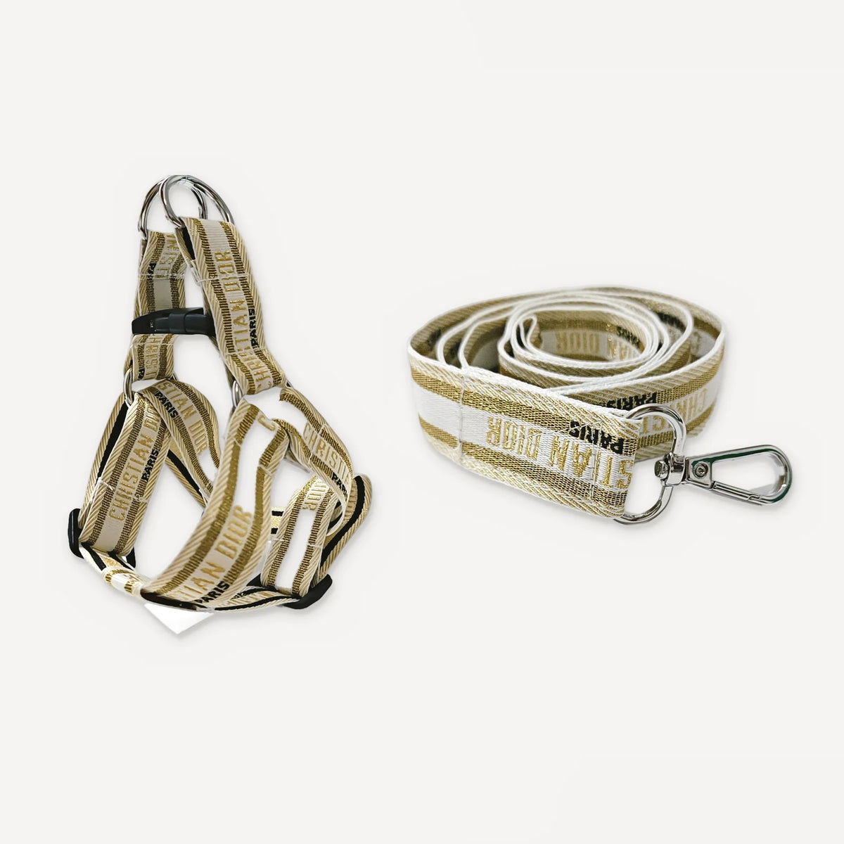 Dreamy Collar Harness Leash dog set inspired by Dior view 4
