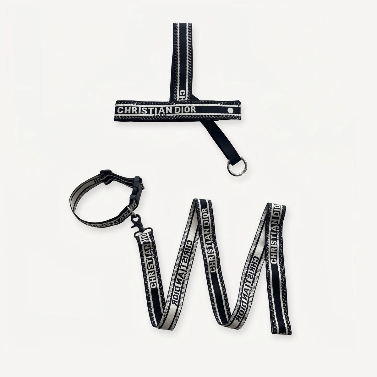 Harness Walking dog set inspired by Dior view 5