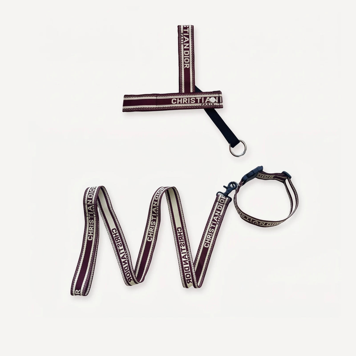 Harness Walking dog set inspired by Dior view 8