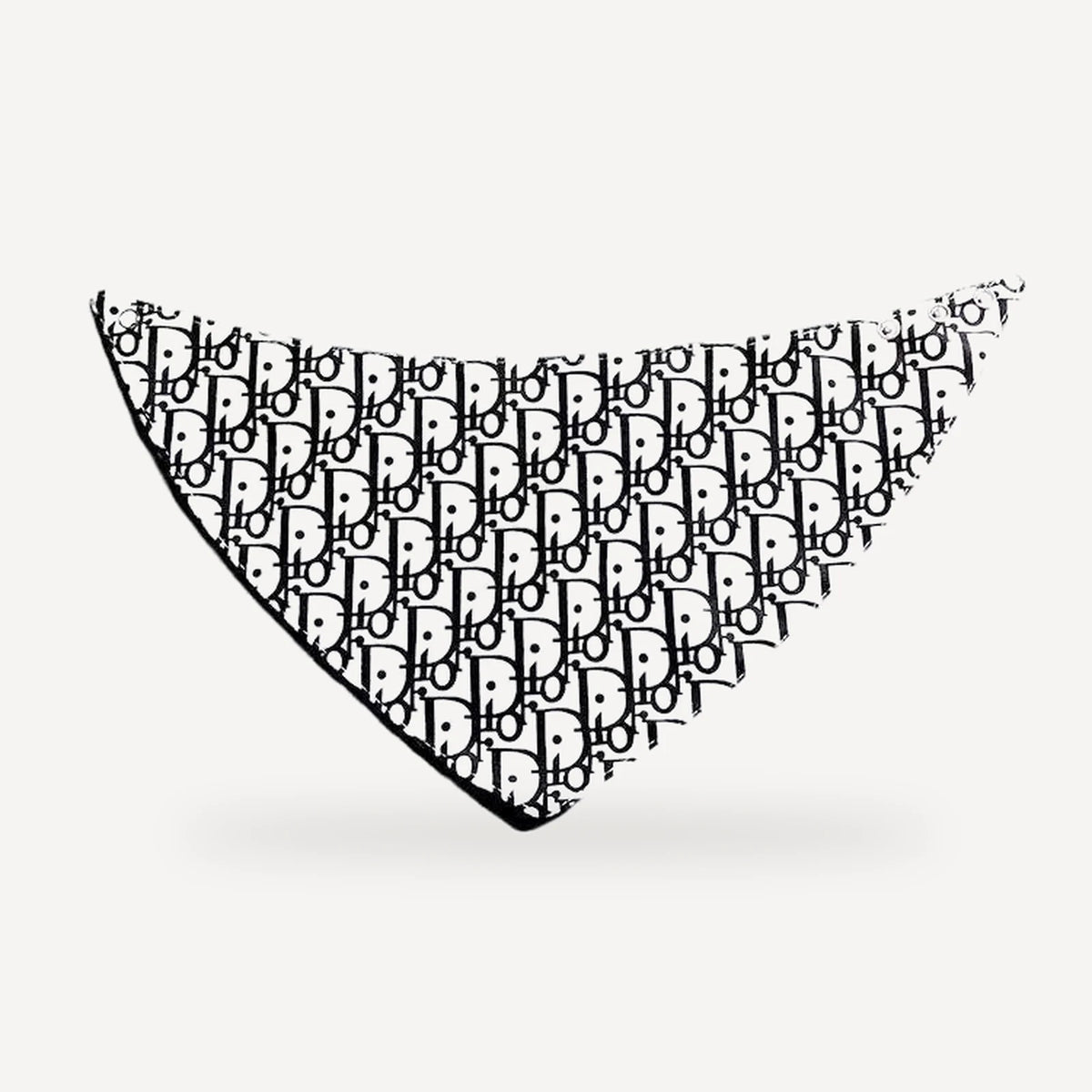 Oblique dog bandana inspired by Dior
