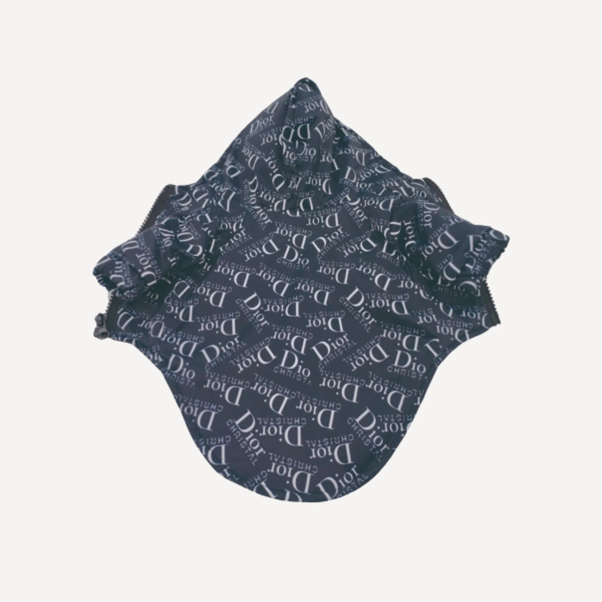 Oblique Hooded dog jacket inspired by Dior view 5