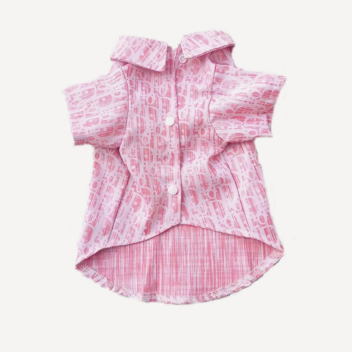 Oblique dog shirt inspired by Dior