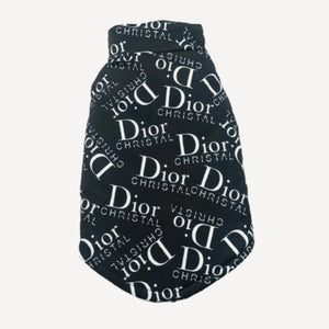 Oblique dog vest inspired by Dior view 3