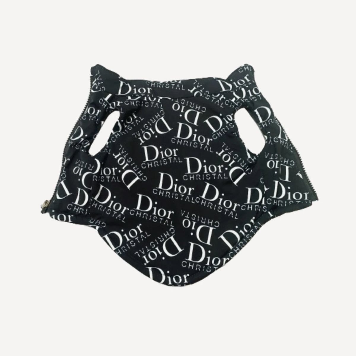 Oblique dog vest inspired by Dior view 4