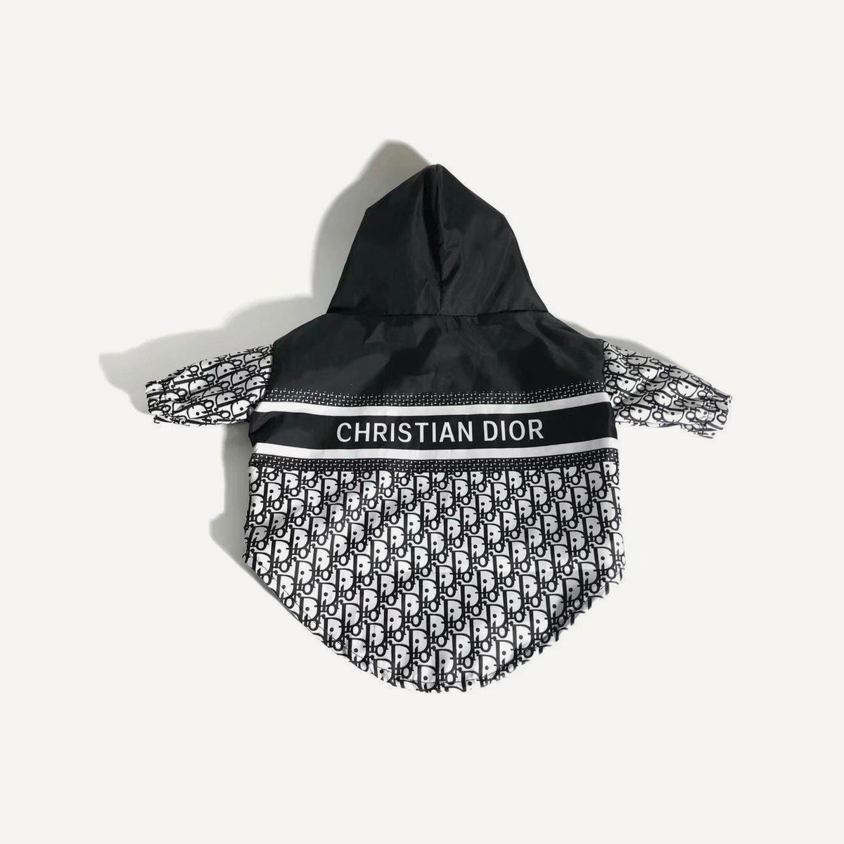 Oblique dog windbreaker inspired by Dior view 2