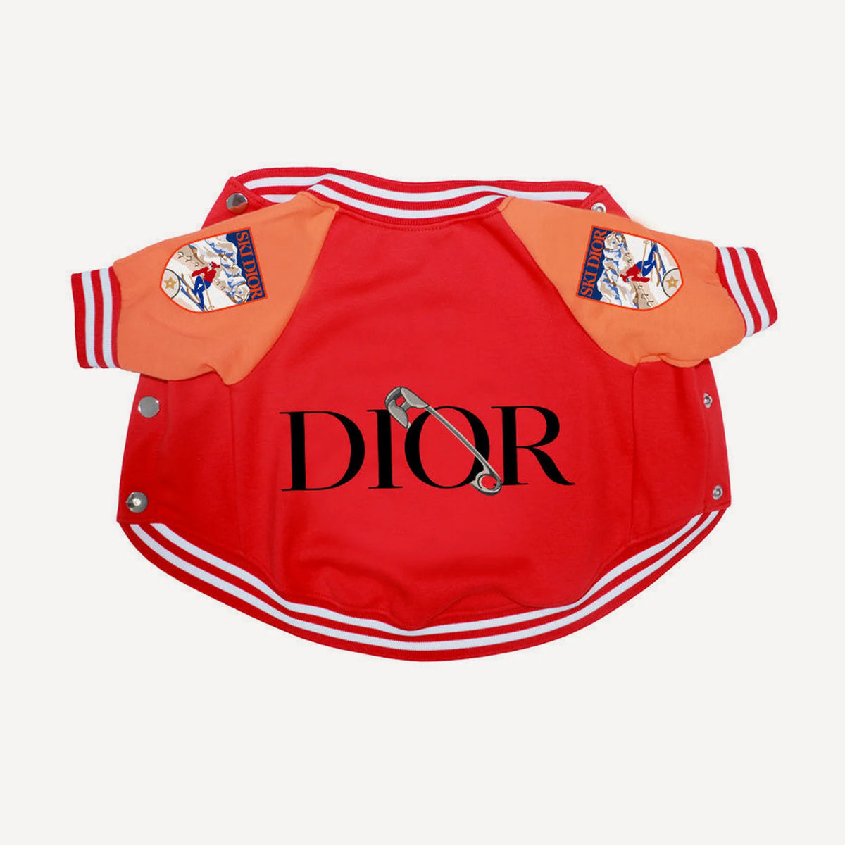 Varsity Bomber dog jacket inspired by Dior view 4