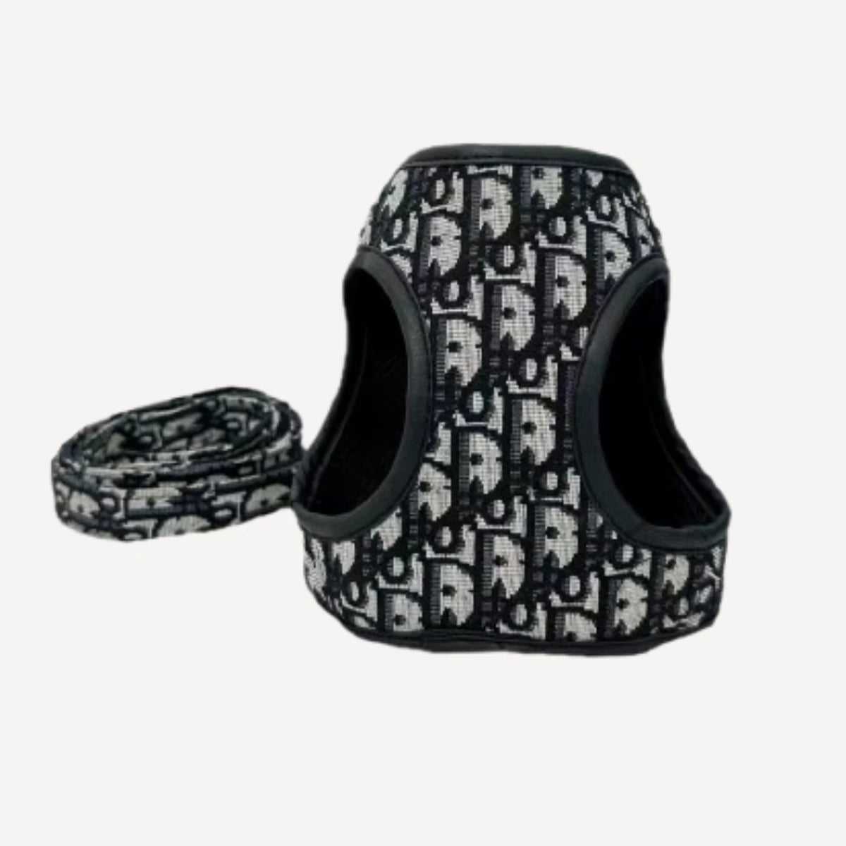 Walking dog vest inspired by Dior