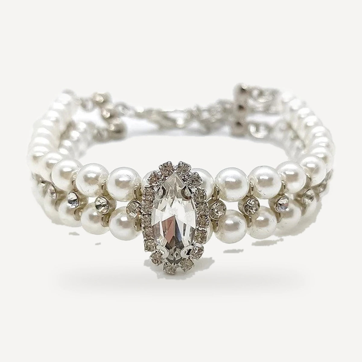 Faux Pearl dog necklace
