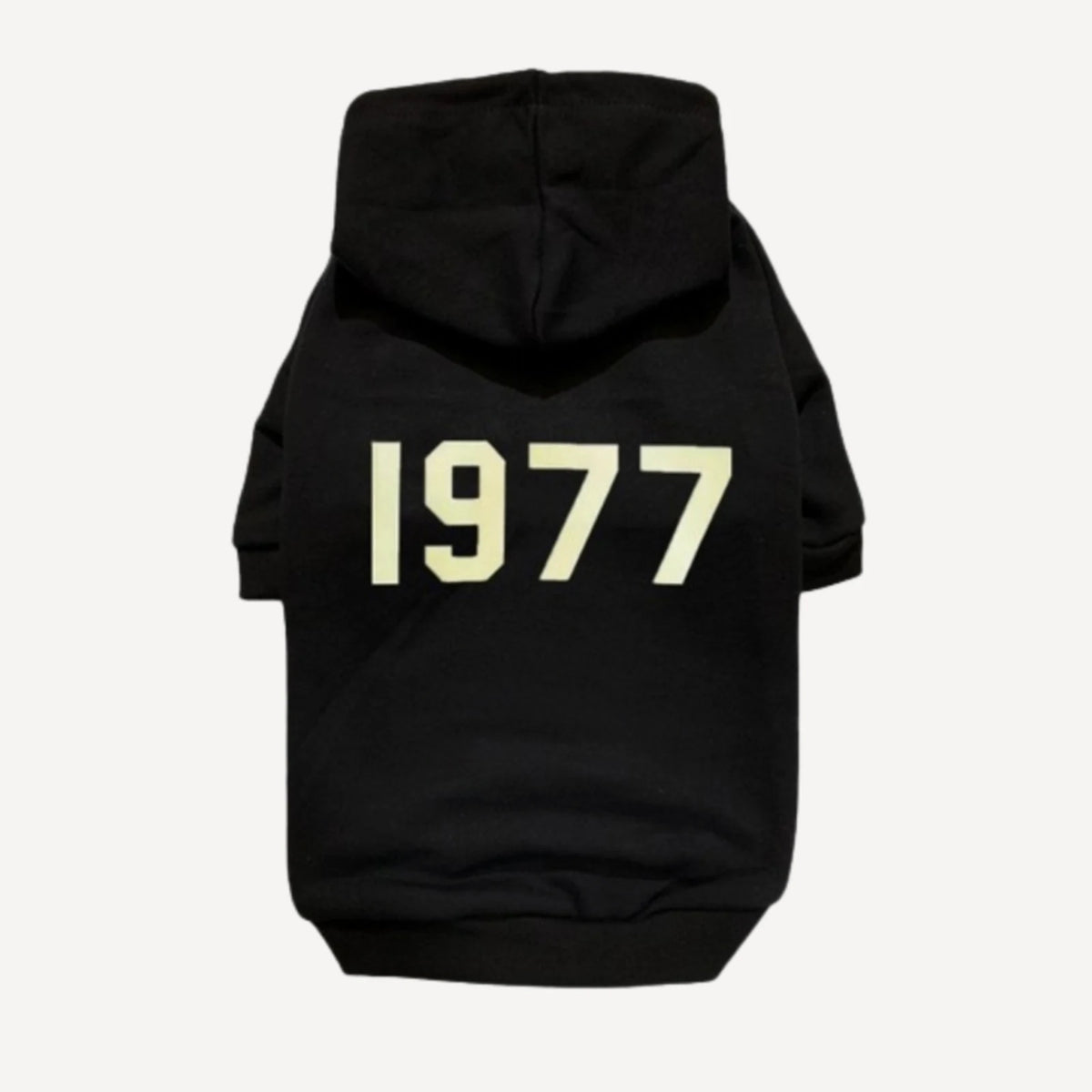 1977 dog hoodie inspired by Fear of God view 2