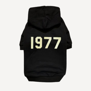 1977 dog hoodie inspired by Fear of God view 2
