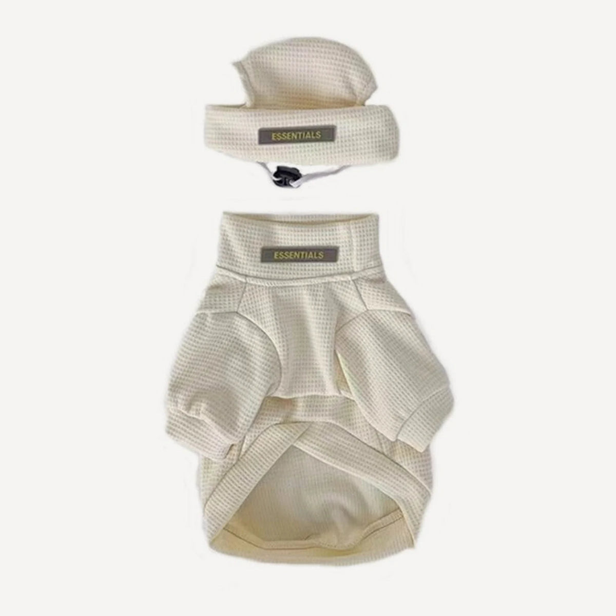 Sweatshirt dog hat inspired by Fear of God view 2