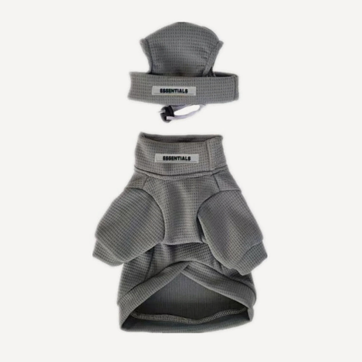 Sweatshirt dog hat inspired by Fear of God view 3