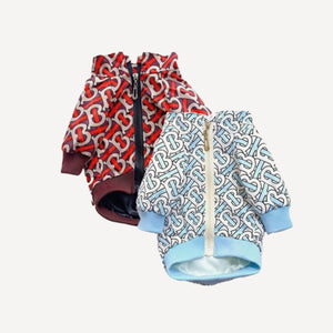 Tb Monogram dog hoodie inspired by Burberry