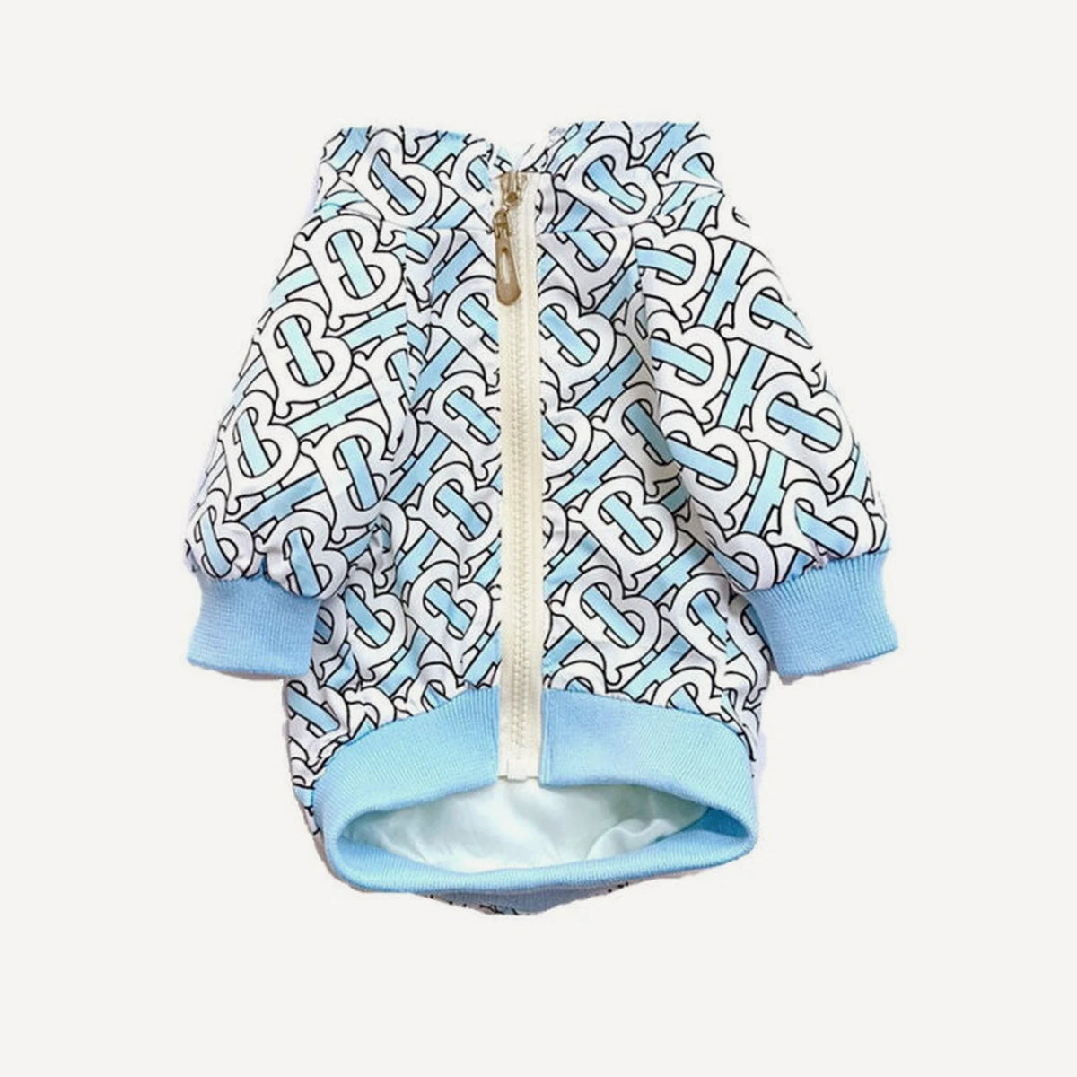 Tb Monogram dog hoodie inspired by Burberry view 5