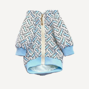 Tb Monogram dog hoodie inspired by Burberry view 5