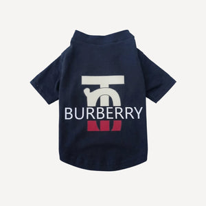 Wordmark dog tee inspired by Burberry view 3