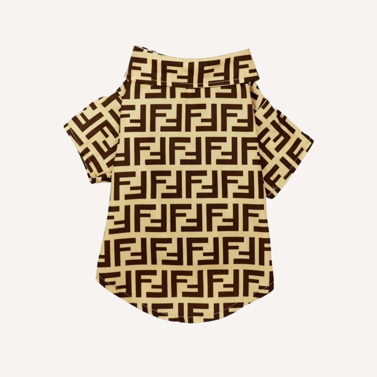 Ff Monogram dog polo inspired by Fendi view 2