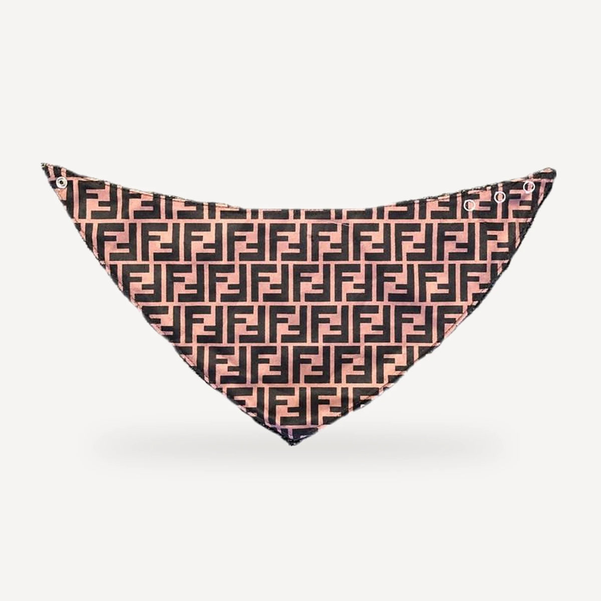 Monogram dog bandana inspired by Fendi