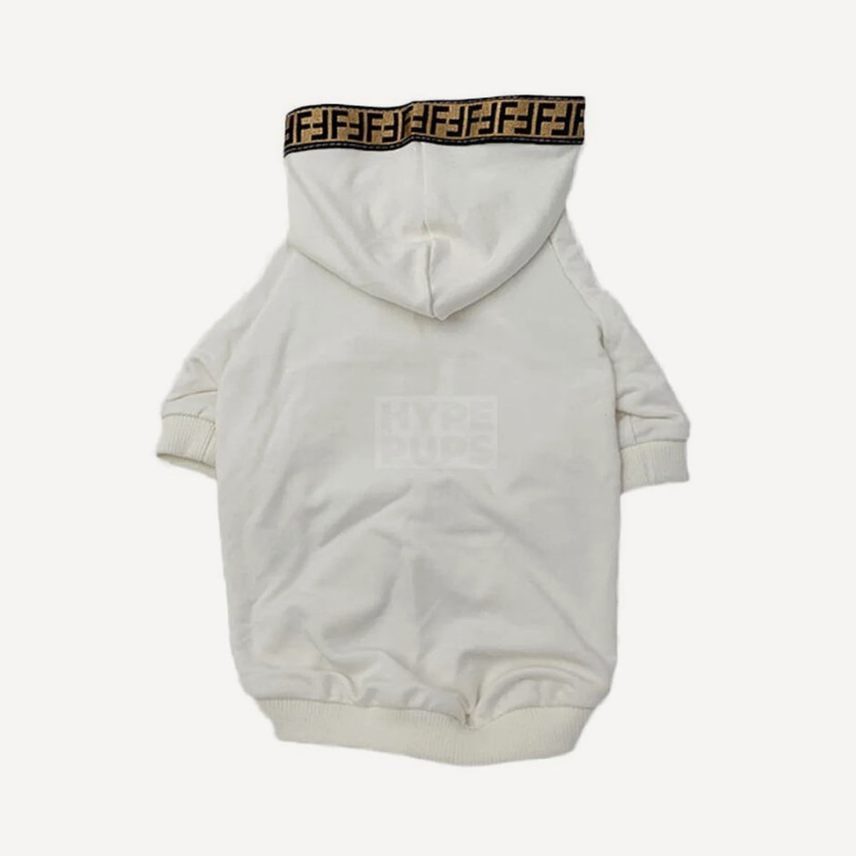 Monogram dog hoodie inspired by Fendi view 4