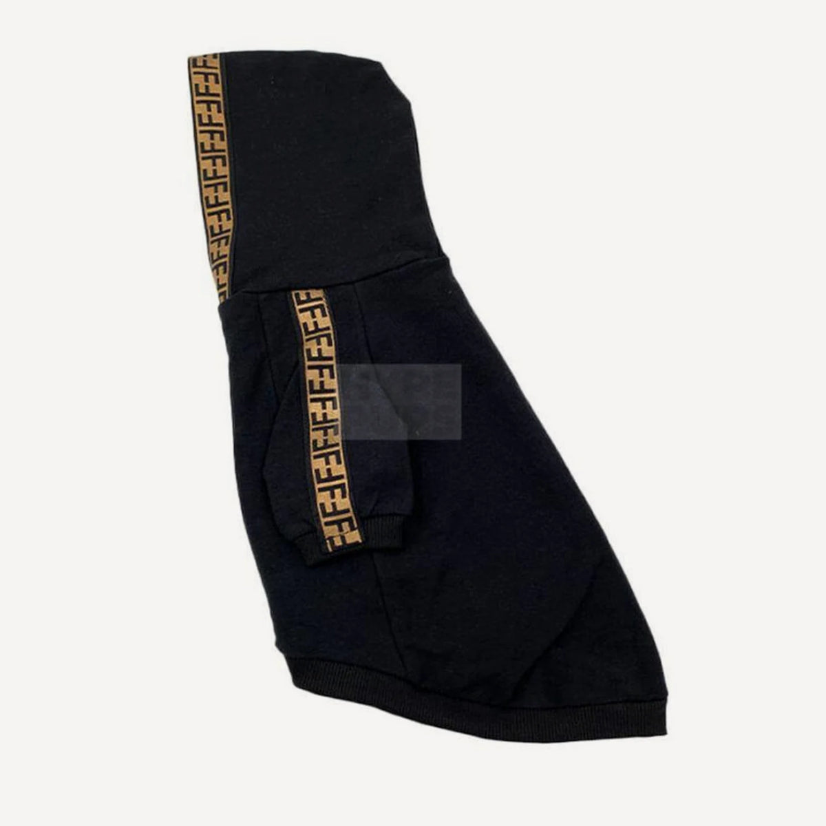 Monogram dog hoodie inspired by Fendi view 6