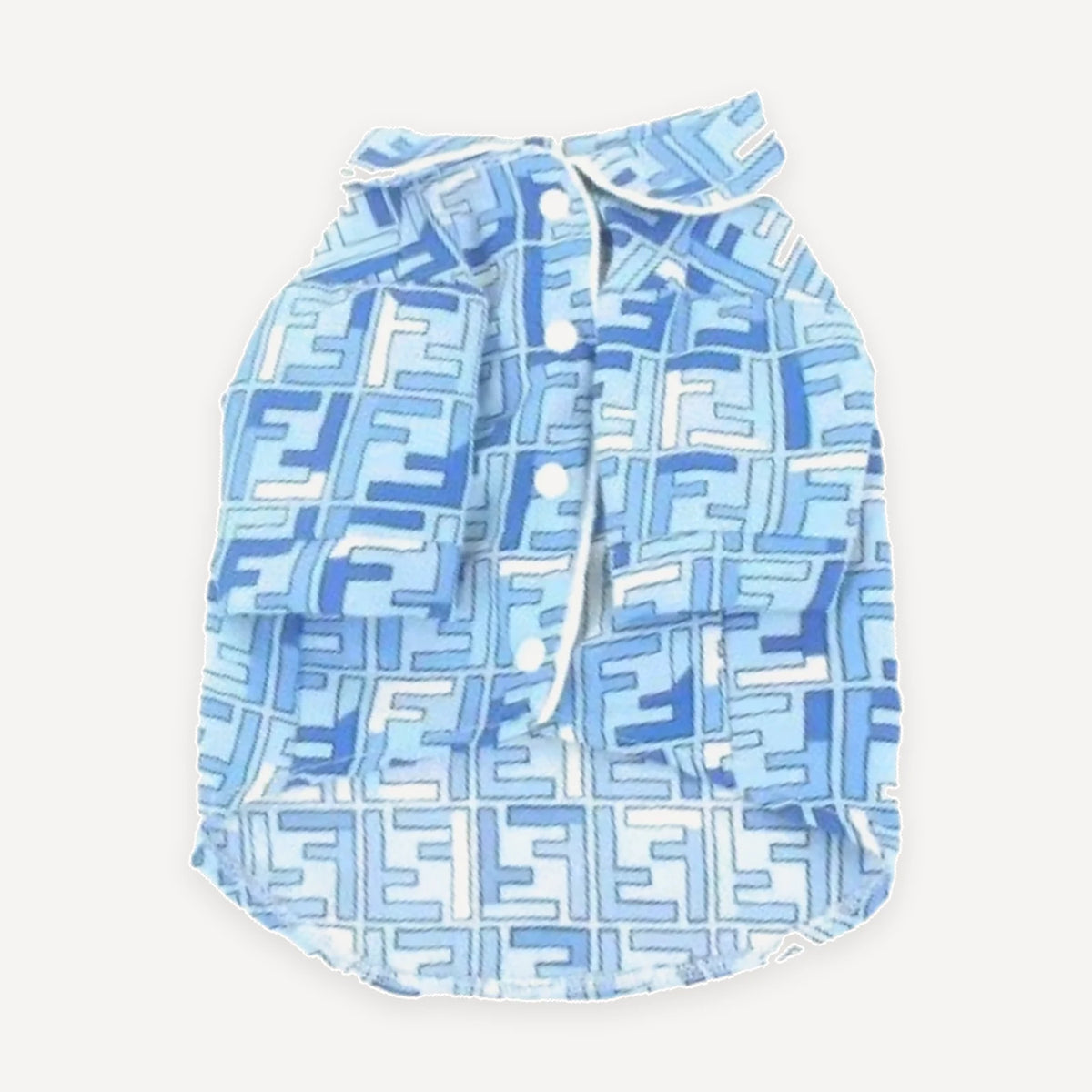 Ff Monogram Button dog shirt inspired by Fendi view 13