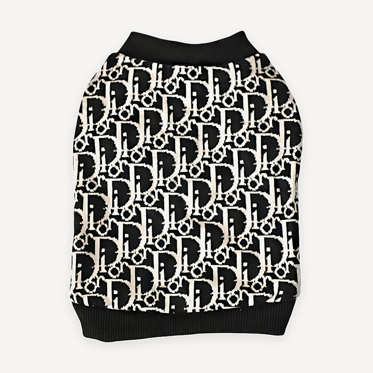 Oblique Monogram dog sweater inspired by Dior view 8