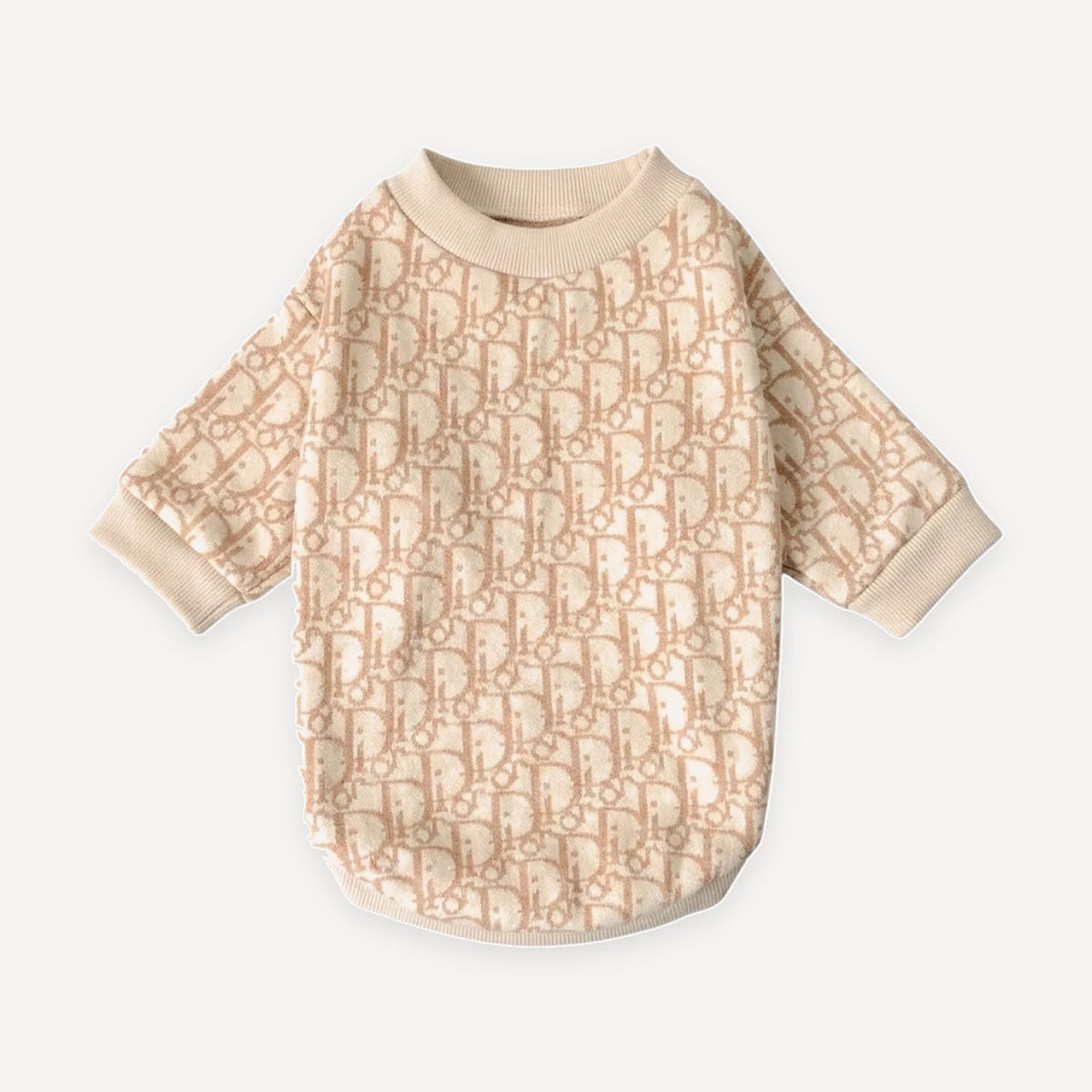Oblique Monogram dog sweater inspired by Dior view 9
