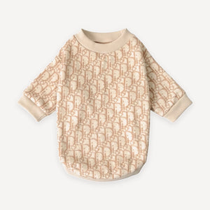 Oblique Monogram dog sweater inspired by Dior view 9