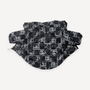 Rose Print dog puffer inspired by Chanel view 9