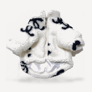 Boucle Logo dog sweater inspired by Chanel view 5
